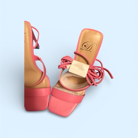 🛍️Pink Heel Sandals✨7 - Picture 4 of 4